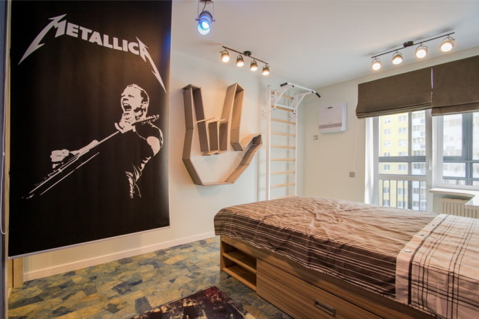 kamer van een tienerjongen inrichten