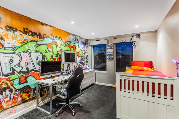 een slaapkamer inrichten voor een tienerjongen