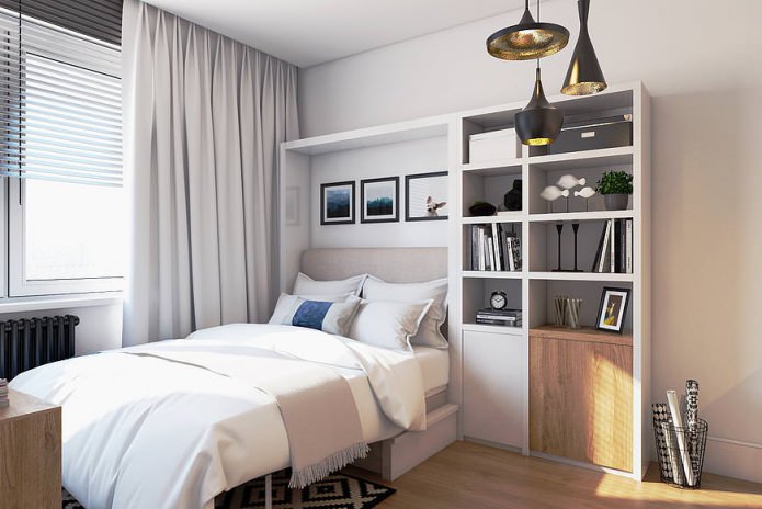 studio 18 m? in een moderne stijl