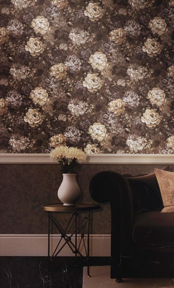 behang met rozen