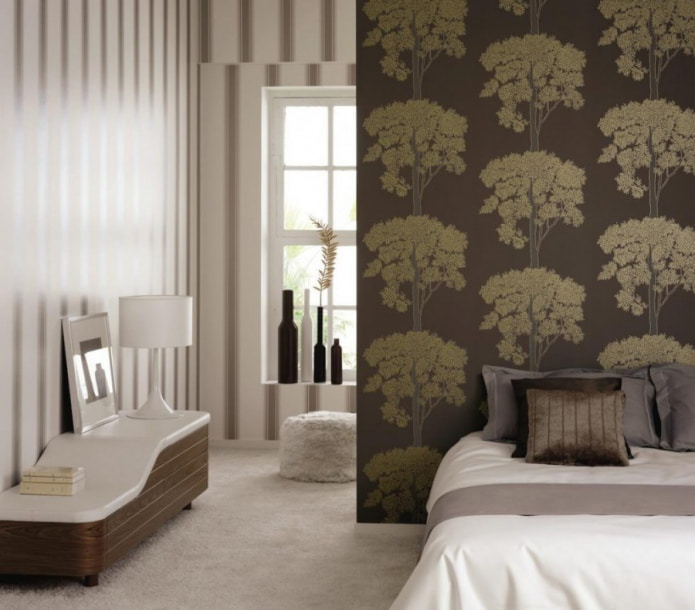 bruin en goud in het interieur