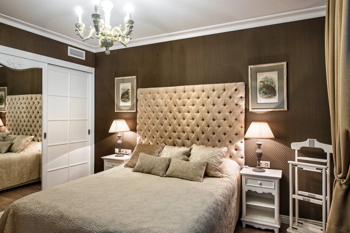 slaapkamer in een klassieke stijl