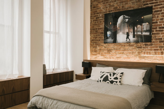 korte sluiergordijnen in het interieur