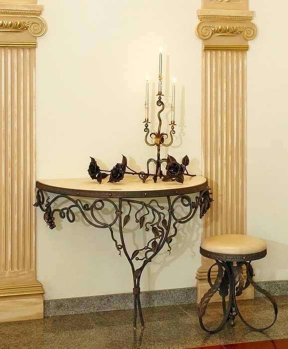 gesmede structuur in klassieke stijl