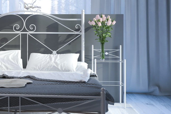wit gesmeed bed