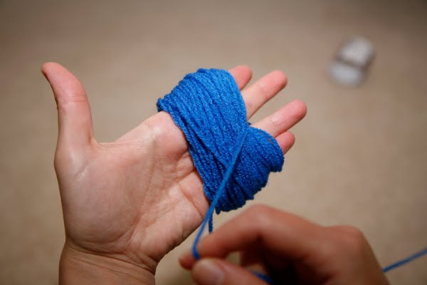 Bind de streng vast
