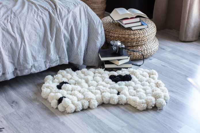 Vloerkleed in de slaapkamer