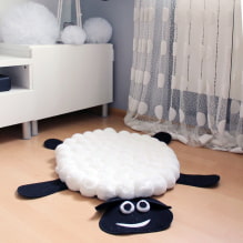 Hoe maak je een vloerkleed van pompons?-3