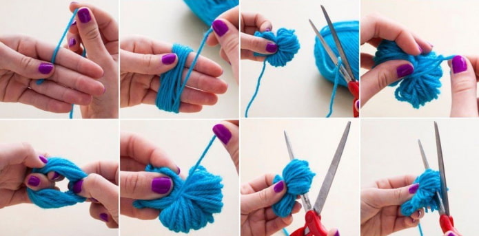Een pompon maken