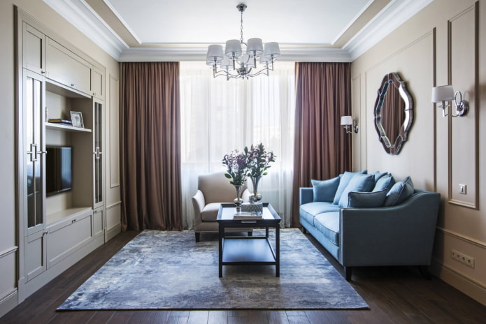 woonkamer in een moderne stijl