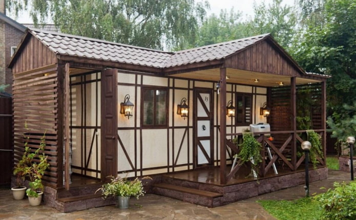 Vakwerk tuinhuis