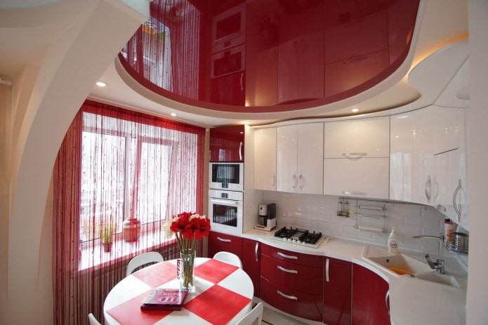 rood-witte keuken