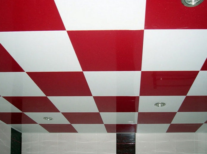 rood-wit cassetteplafond