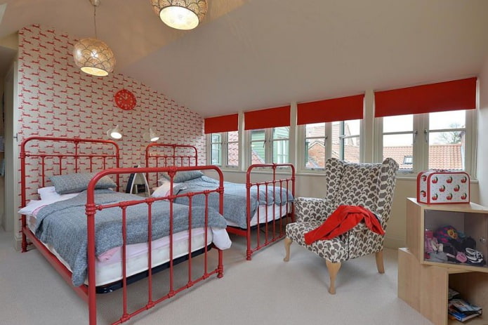 kinderkamer op zolder