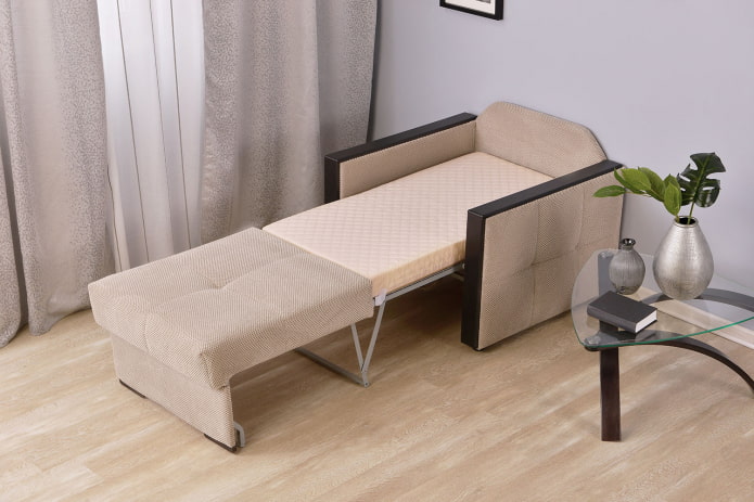 locatie van een klapstoel in het interieur