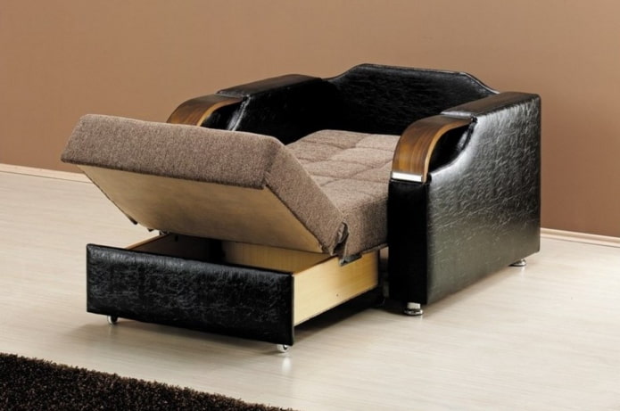 klapstoel in het interieur