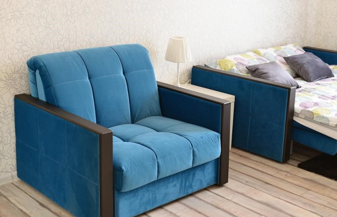 locatie van een klapstoel in het interieur