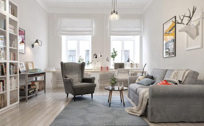 Scandinavische stijl fauteuil