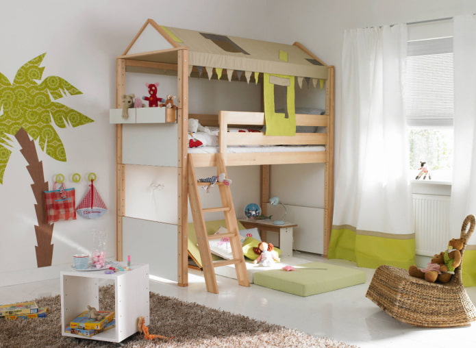 huisvormig bed
