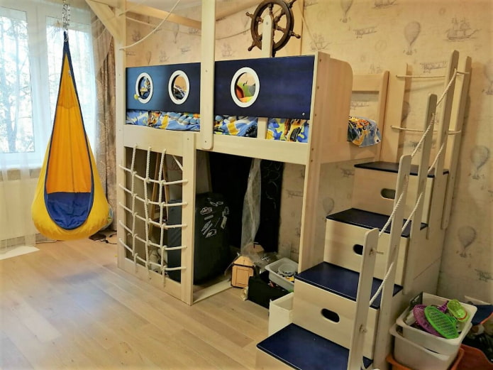 nautische stijl in de kinderkamer