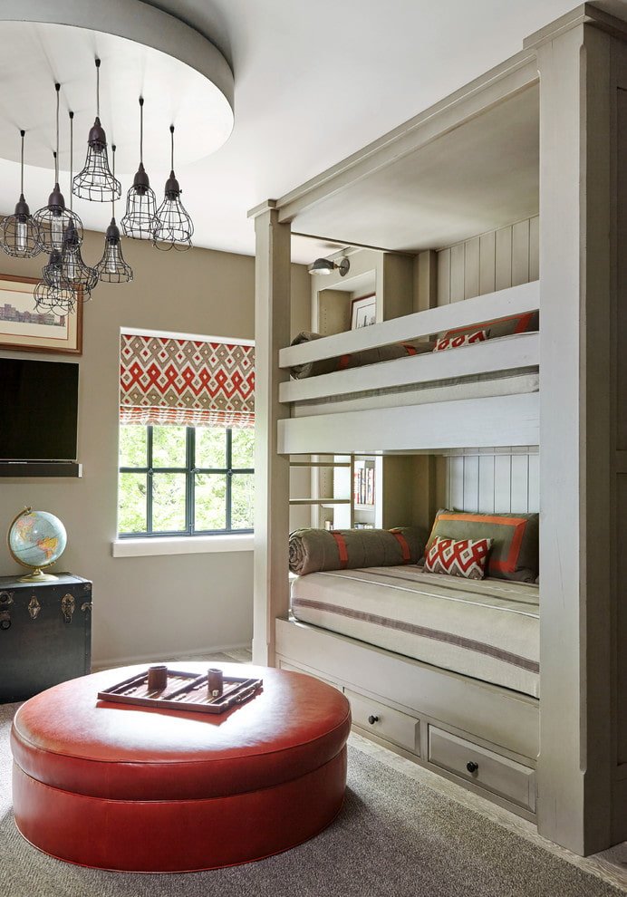 kinderkamer met twee bedden
