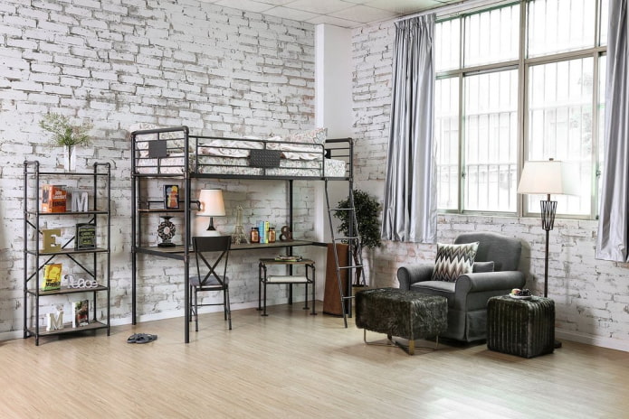 interieur in loftstijl