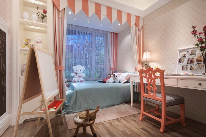 kinderkamer voor een meisje