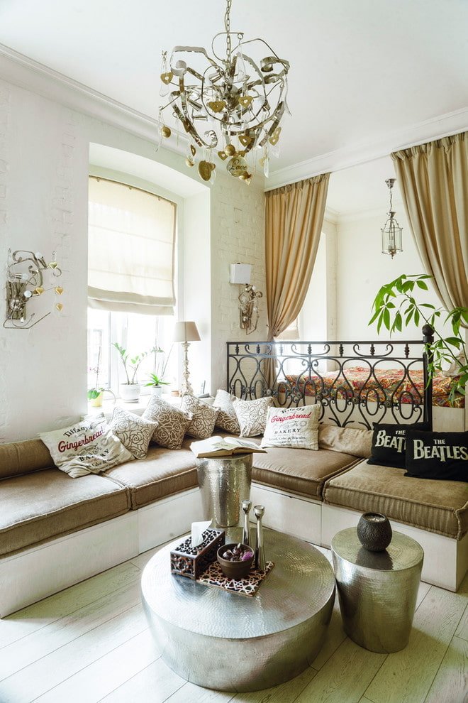 Boho in de woon-slaapkamer