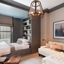 Hoe plaats ik een bed in een eenkamerappartement?-2