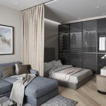 Hoe plaats ik een bed in een eenkamerappartement?-4