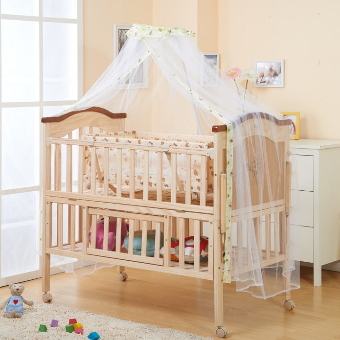 stapelbed voor kinderen in het interieur