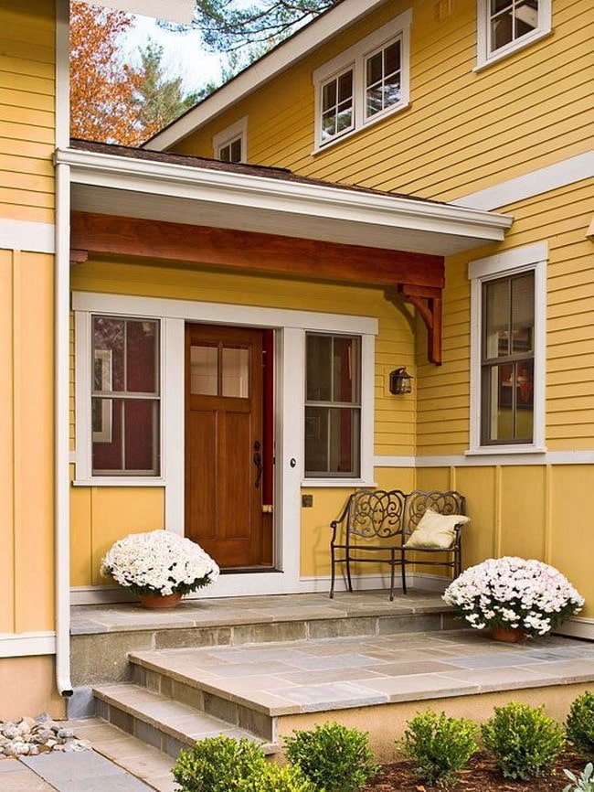 huis met een open veranda