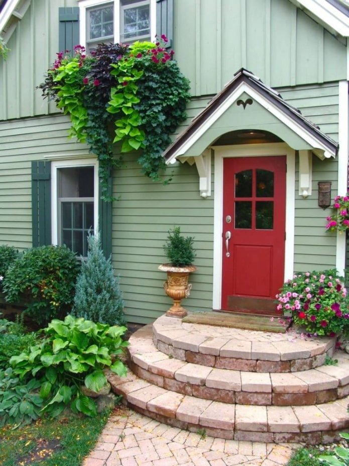 huis met ronde veranda