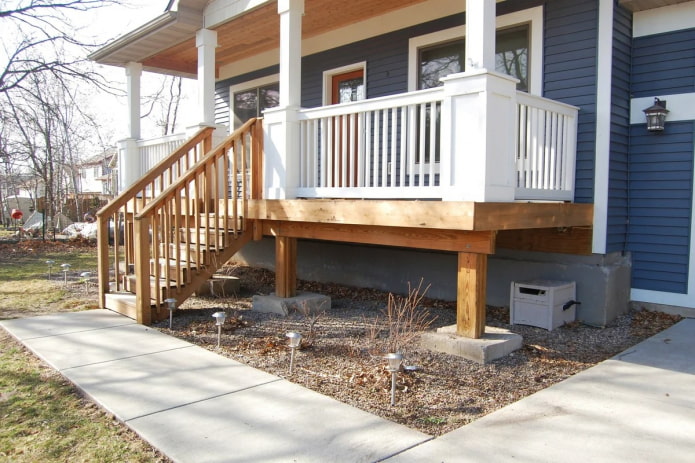 halfgesloten veranda