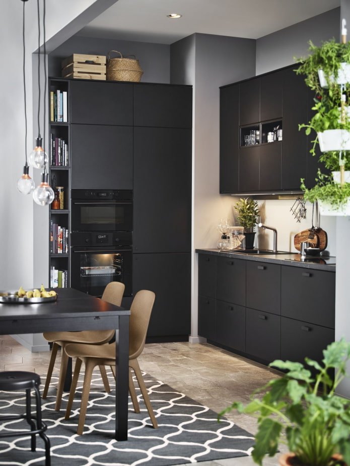 ikea donkere keuken