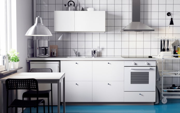 goedkope witte keuken