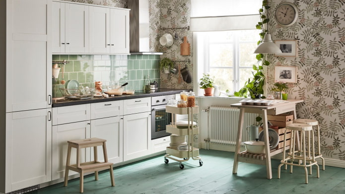 matte witte keuken
