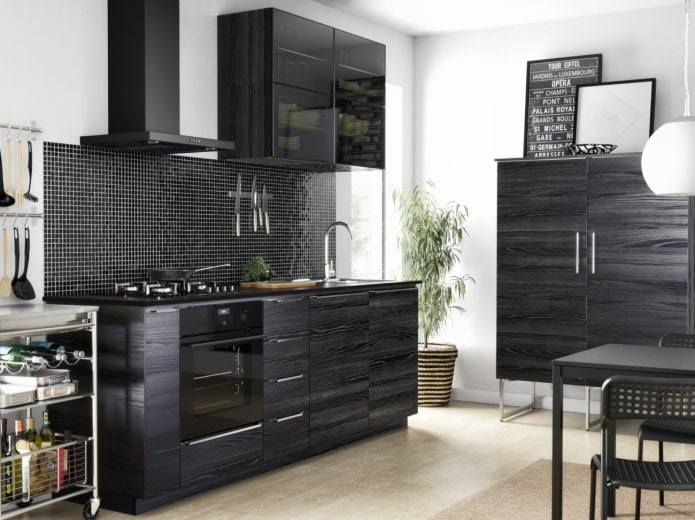keuken in natuurlijk fineer