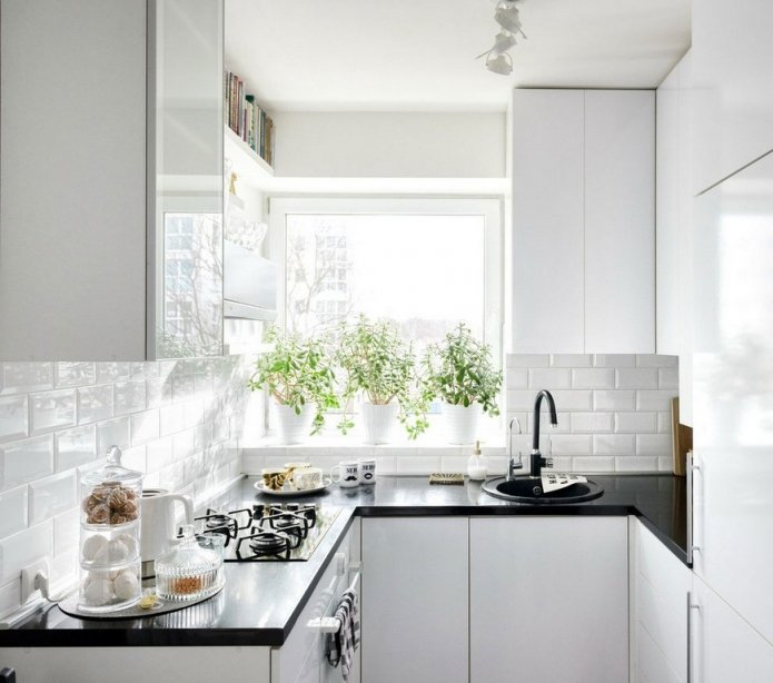 vierkante keuken