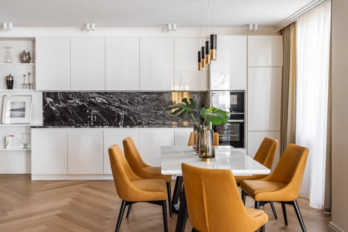 witte keuken zonder handgrepen