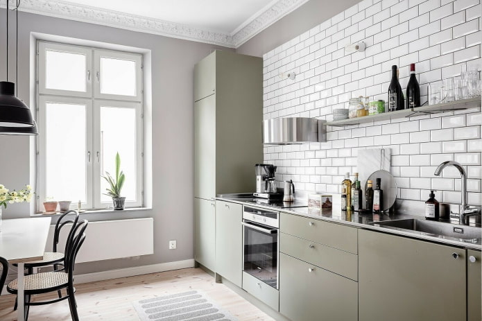 keuken zonder bovenkastjes