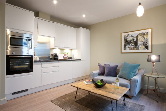 Keuken met een mini-bank