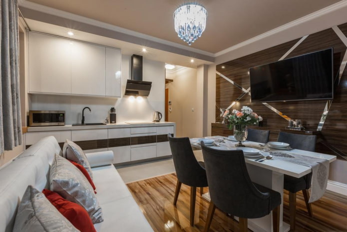 vierkante keuken-woonkamer van 16 m?