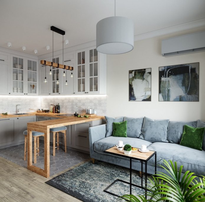 keuken-woonkamer