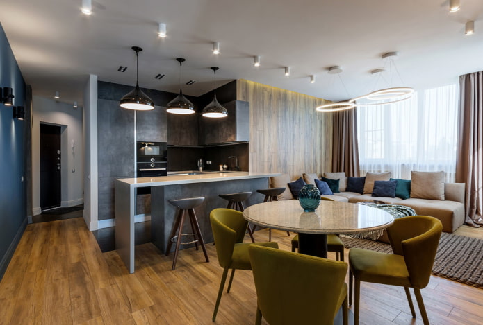 grote keuken-woonkamer