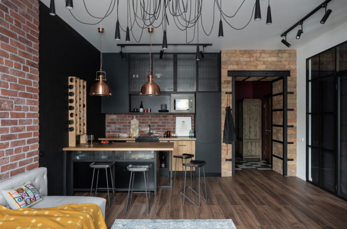 ruime studio in loftstijl