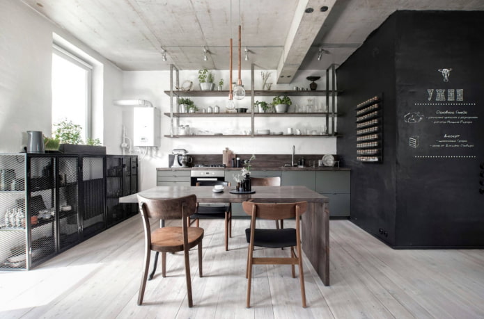 keukenmeubels in loftstijl