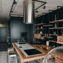 Hoe ontwerp je een keuken-woonkamer in loftstijl? -1