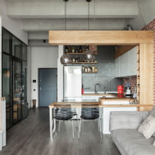 Hoe ontwerp je een woonkeuken in loftstijl?-3