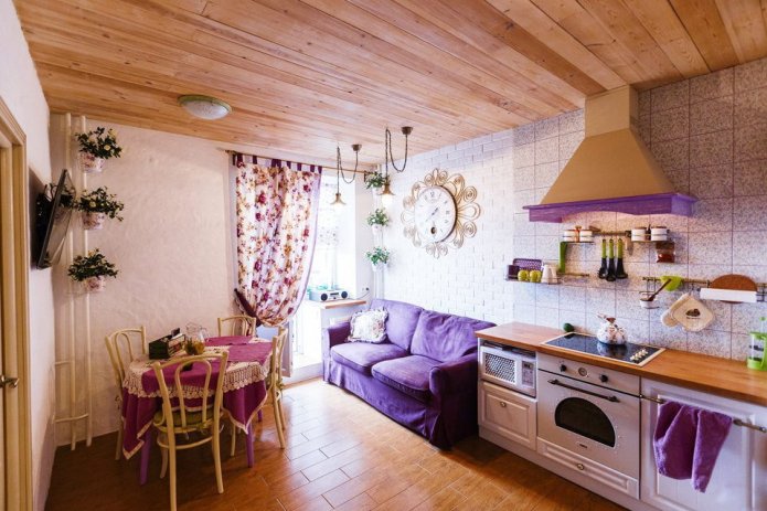 keuken-woonkamer in Proven?aalse stijl